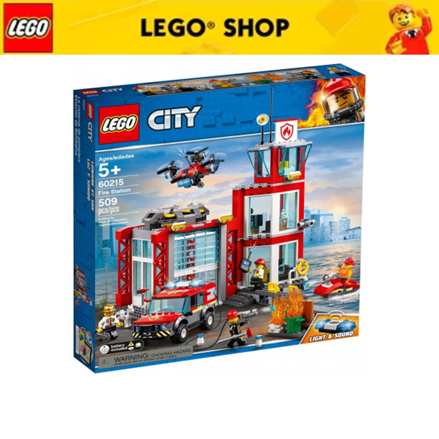 LEGO CITY 60215 Trạm Cứu Hỏa