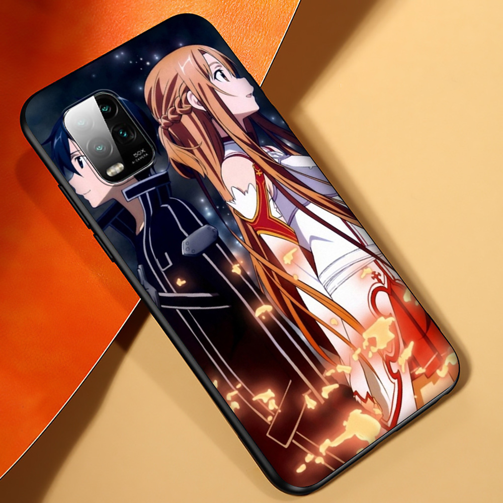 Ốp Điện Thoại Mềm Hình Sword Art Online Cho Xiaomi Mi Max 3 8 9 F1 A1 A2 5x 6x Pro Lite Se Mp159