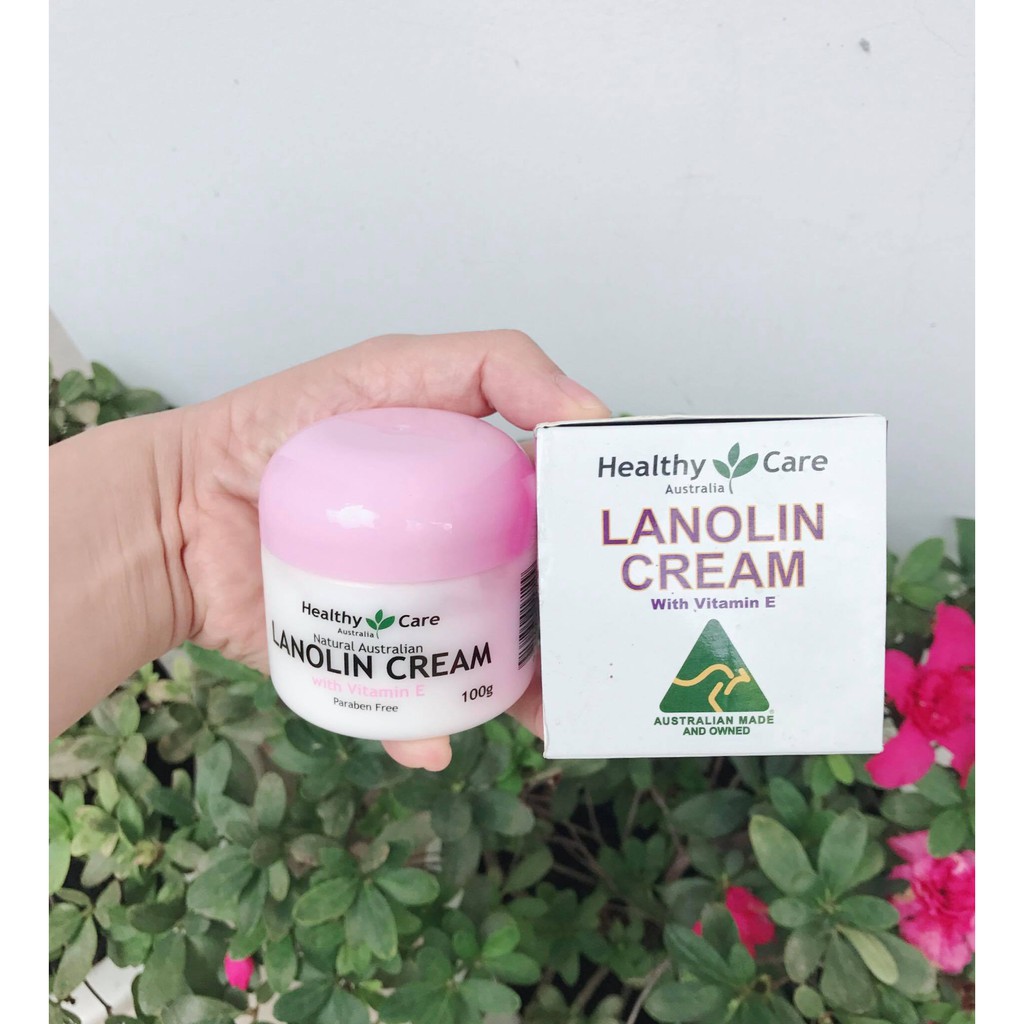 Kem Lanolin chiết xuất từ nhau thai cừu của Úc và vitamin E giúp da trắng mịn, sử dụng được cho trẻ em và bà bầu