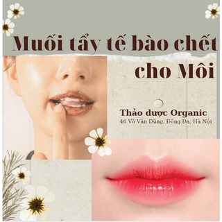 Tẩy tế bào chết môi cà phê thảo dược organic 100gram