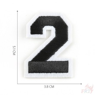 Miếng vá ủi thêu số- sticker ủi thêu- patch ủi là