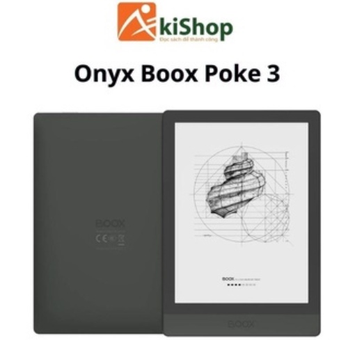 Máy đọc sách ONYX BOOX Poke 3 32GB + Cover chính hãng cao cấp Akishop giảm