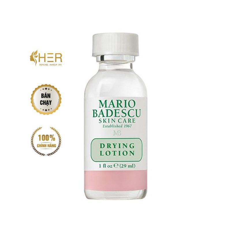 Lotion hỗ trợ giảm mụn Mario Badescu Drying 29ml/124M