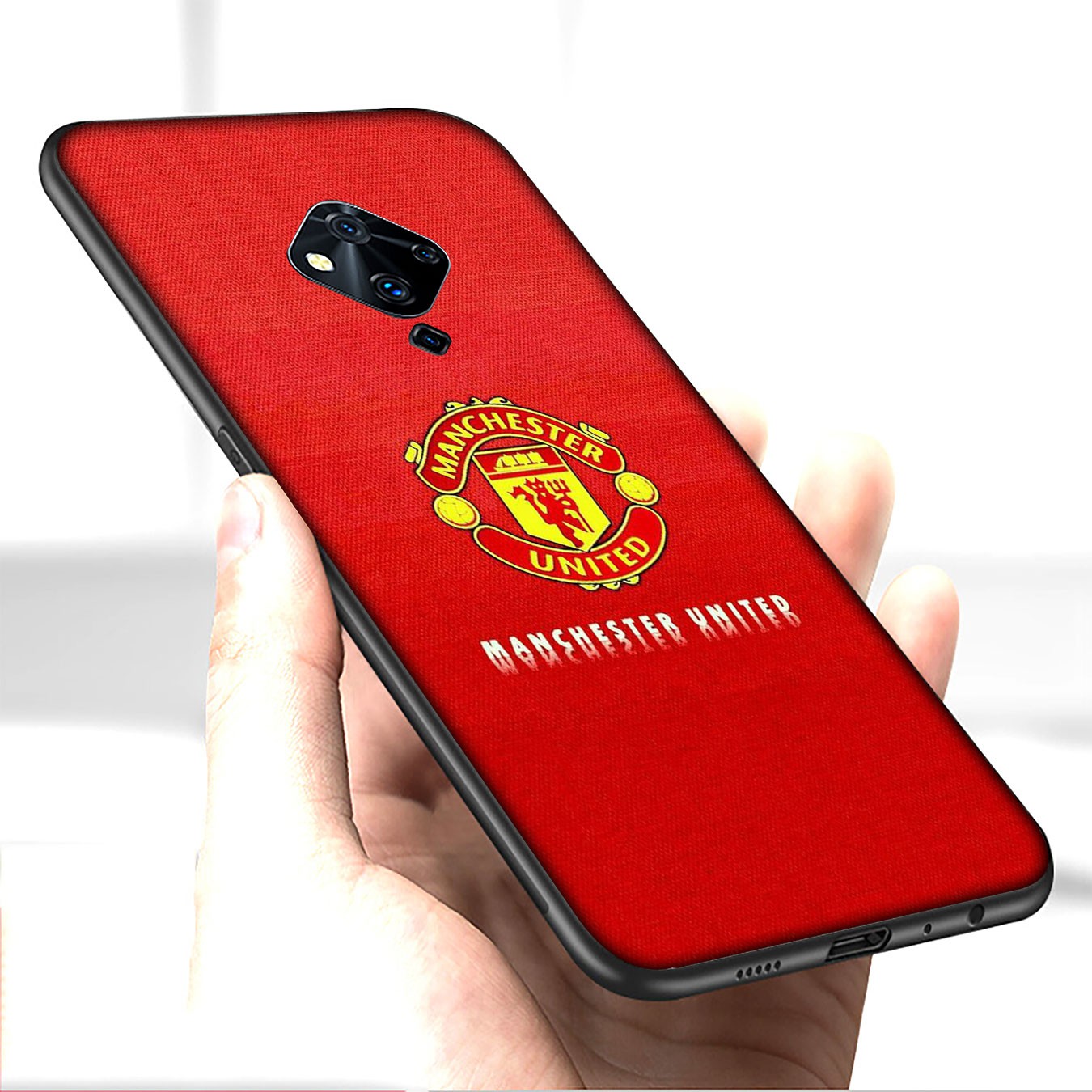 Ốp lưng điện thoại Silicone mềm cho Samsung Galaxy A10 A20 A30 A50 A21S A10S A20S A30S A50S hình Manchester United FC