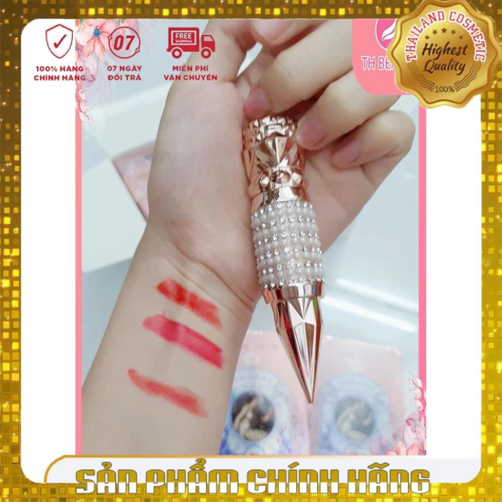 Son 3 màu kim cương AGAG, 6 màu nữ hoàng siêu lì hàng nội địa, khảm đá