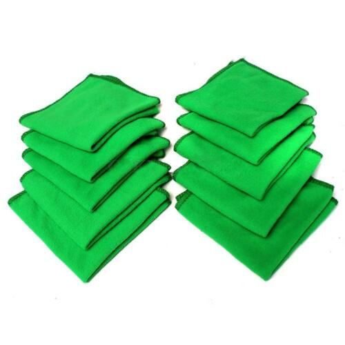 Khăn lau xe hơi mềm mại màu xanh lá kích thước 30x30cm W5M3