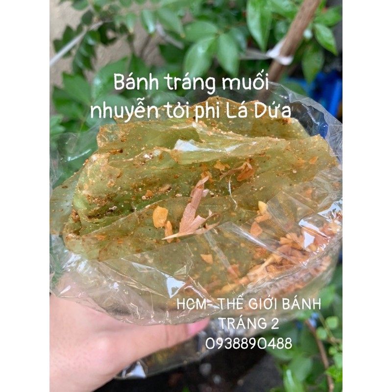 co video -Bánh tráng muối nhuyễn tỏi xike LÁ DỨA chính gốc Tây Ninh | BigBuy360 - bigbuy360.vn