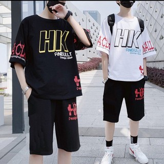 Set Bộ Thể Thao Nam In Chữ Phong Cách Cực Ngầu - SBTT_048