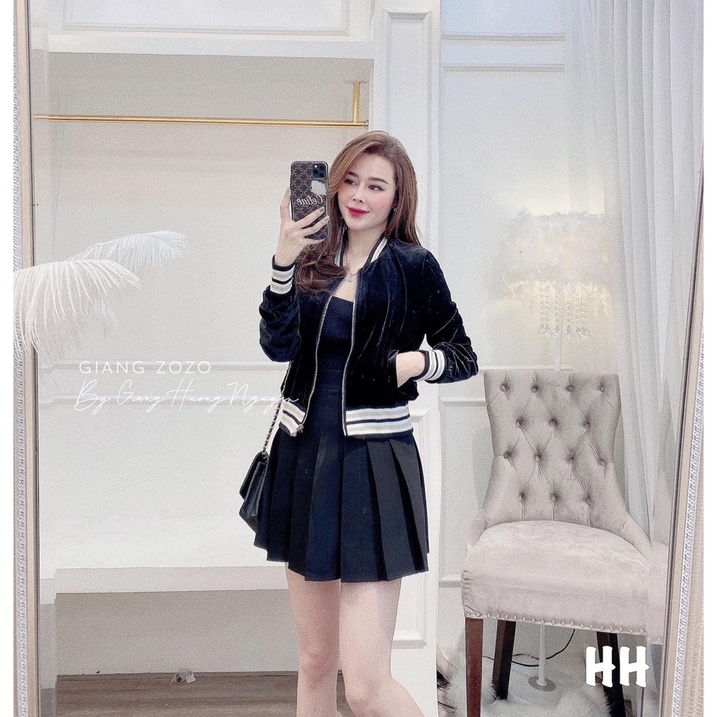 ÁO KHOÁC NHUNG 2 LỚP BO NHŨ