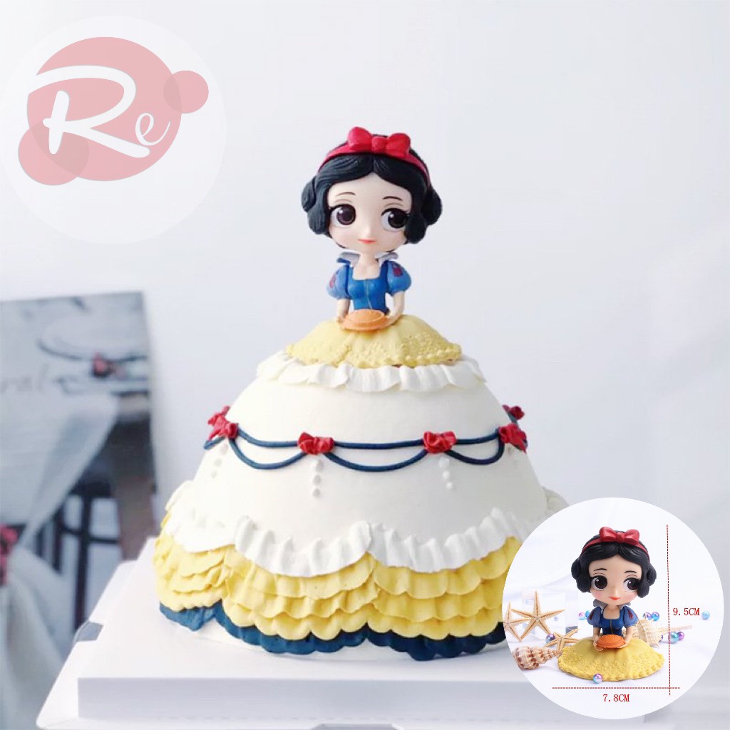 [SIÊU RẺ❤️] – Công chúa Ngồi Bạch Tuyết- Trang trí bánh sinh nhật bánh kem