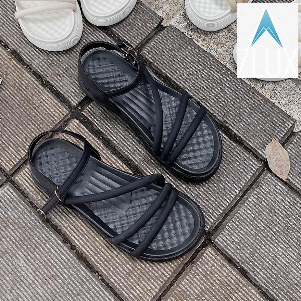 👂🖖 Giày sandal nữ giayBOM quai dây đế bằng cao 4 cm B1157 👂🖖