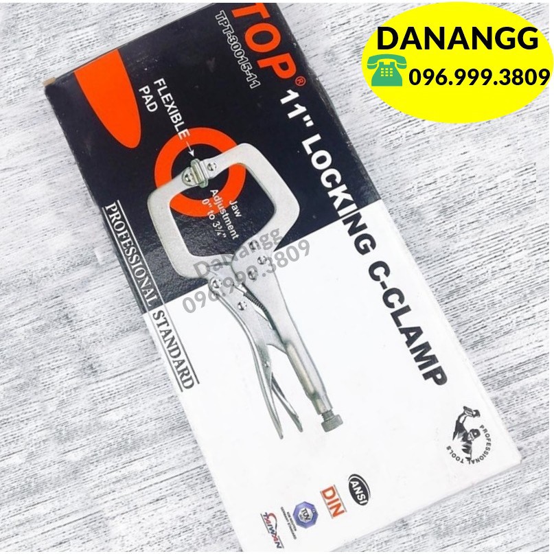 kìm chết chữ C có kẹp TOP