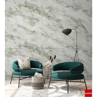 Giấy dán tường giả đá cảm thạch giấy dán tường hàn quốc dán phòng khách điểm nhấn đẹp giá rẻ