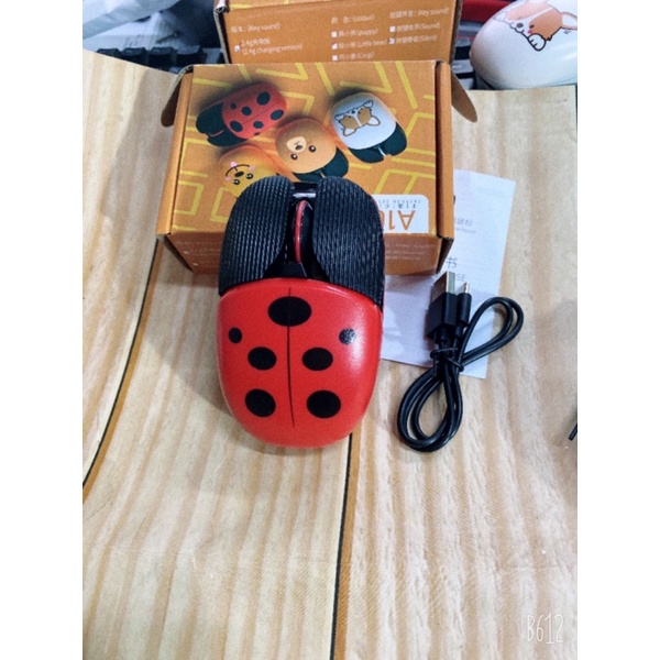 Chuột máy tính, Chuột không dây A10 SIÊU ĐÁNG YÊU, PIN SẠC