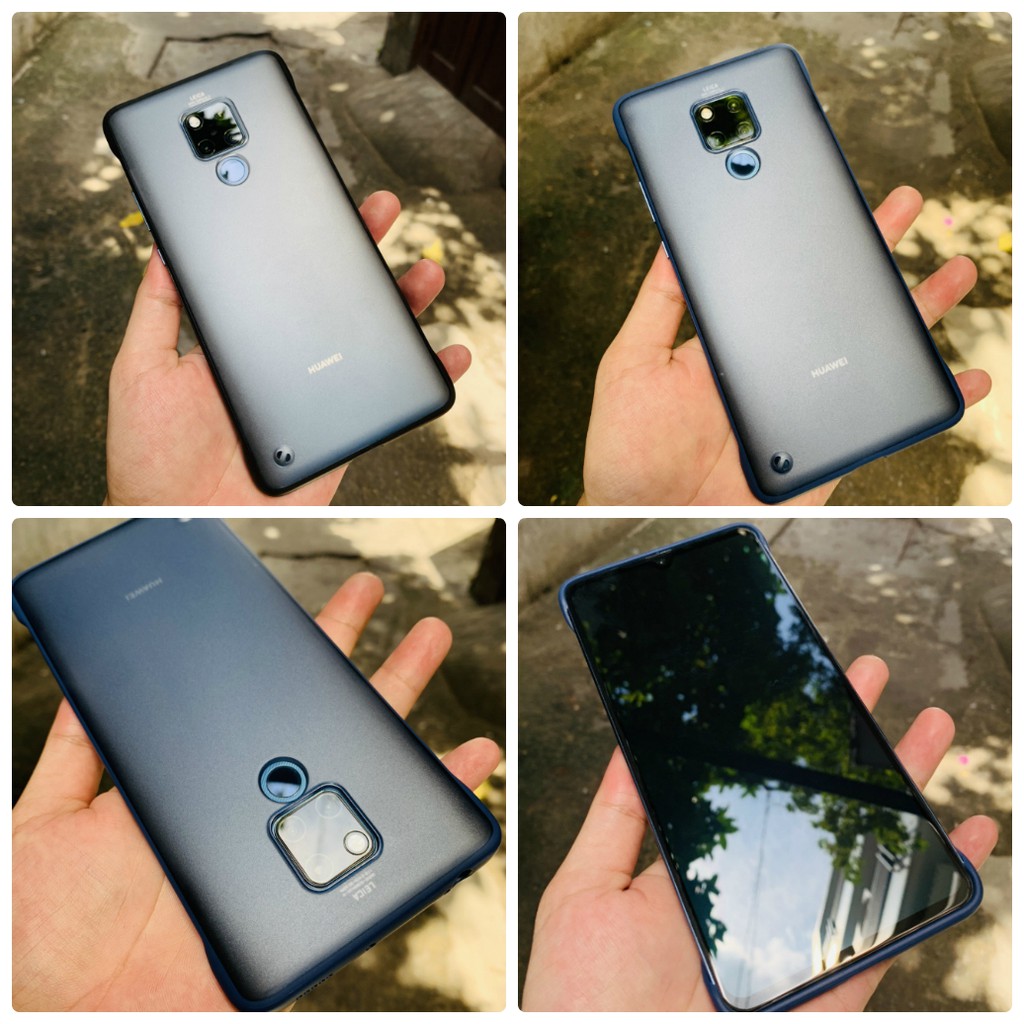 Ốp lưng huawei mate 20x nửa cạnh lưng nhám chống bám vân tay bảo vệ camera phụ kiện điện thoại huỳnh tân store
