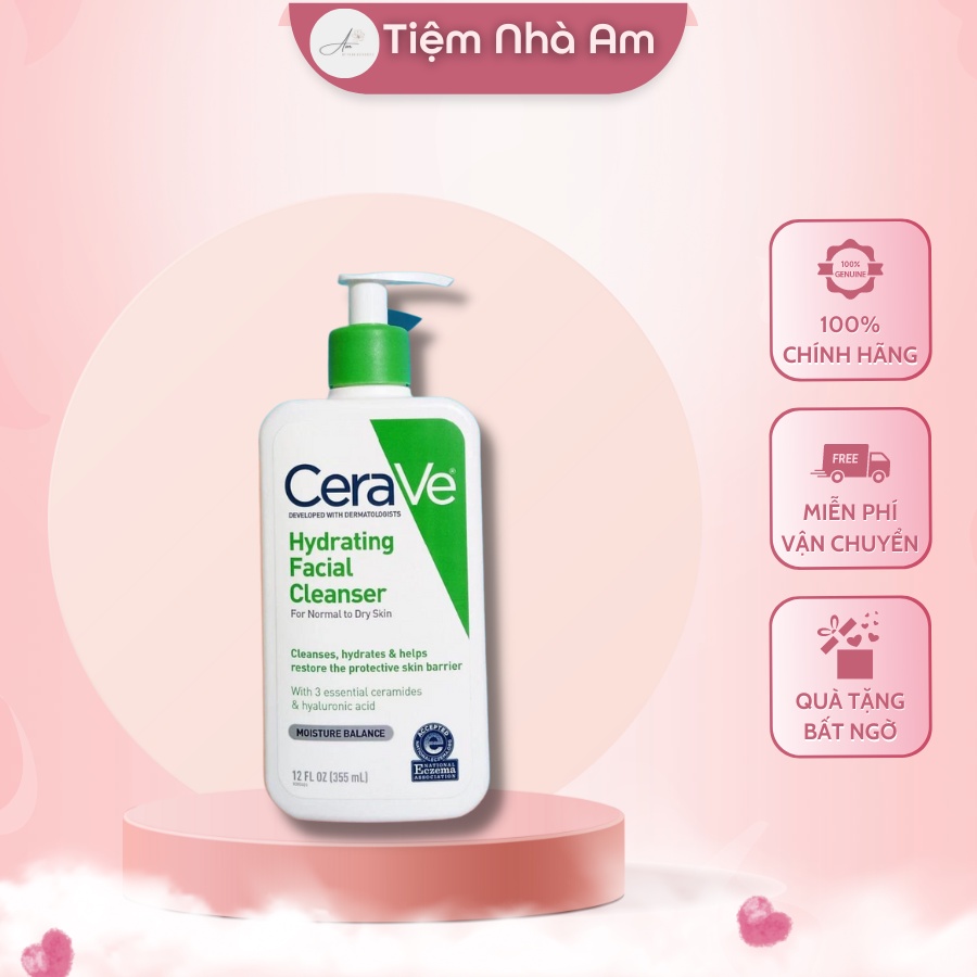 Sữa rửa mặt CERAVE da thường, khô