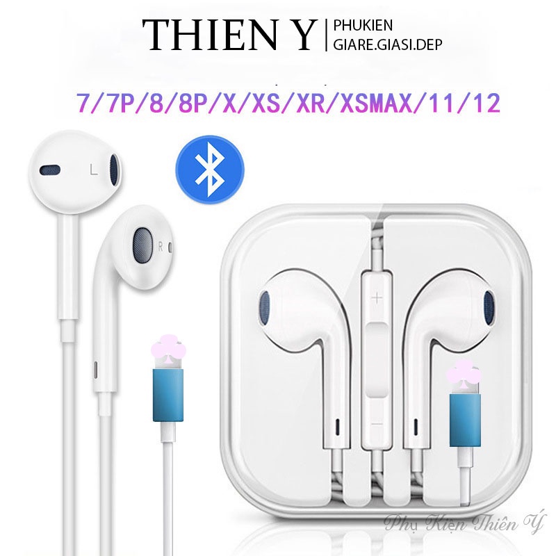 Tai nghe IP 7/8/X/11 - Tự động kết nối bluetooth nghe siêu hay - Bảo hành 12 tháng