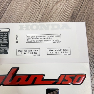 [DYLAN ĐỎ) TEM DÁN XE DYLAN 150CC CAO CẤP NHƯ TEM ZIN (CÓ THÔNG SỐ CỦA XE)