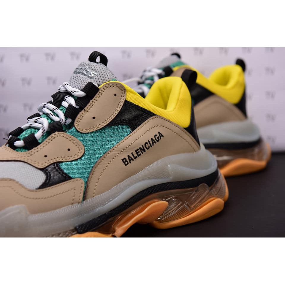 Giày Balen Đế Khí Cao Cấp Vàng Xanh