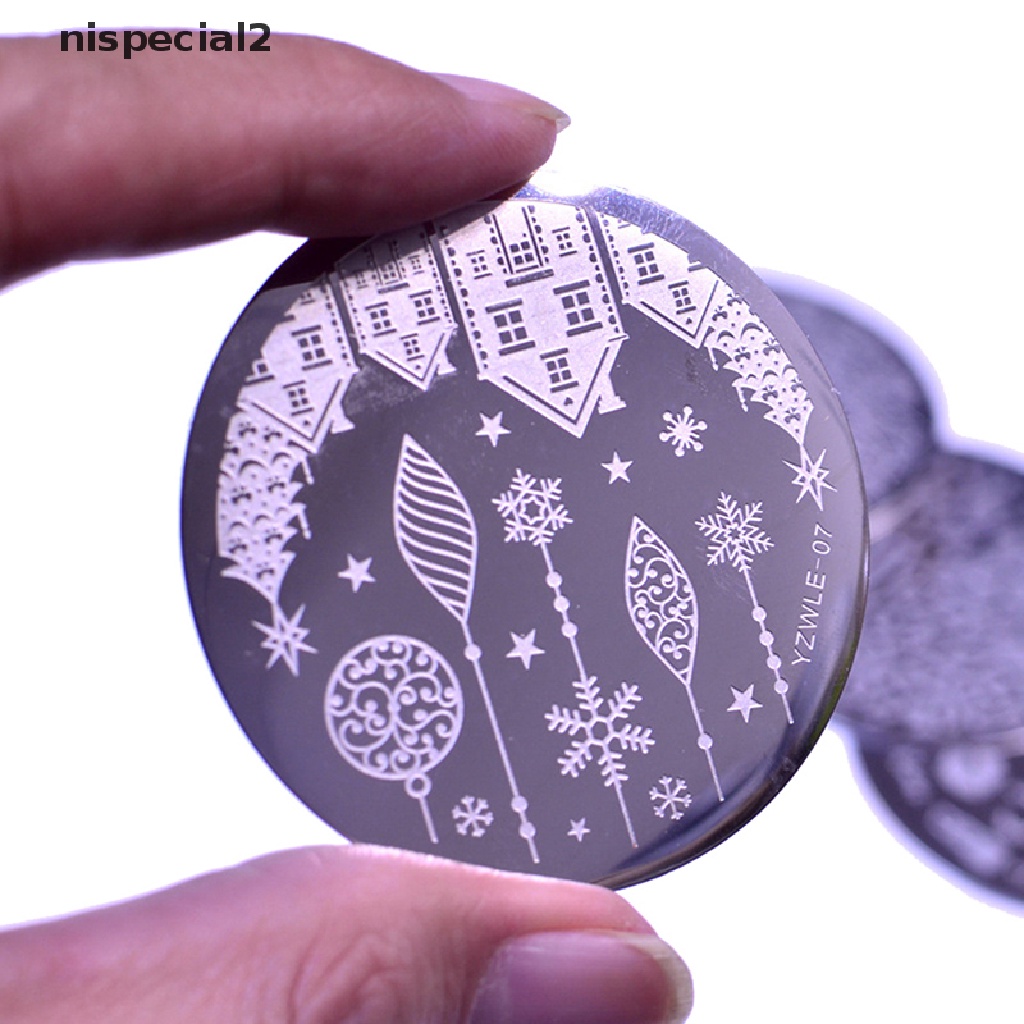 [nispecial2] 1Pcs Nail Art Stamp Nail Stamping Template Flower Geometry DIY Nail Designs [new]