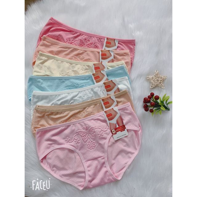 Quần lót nữ , quần lót thông hơi kháng khuẩn form sie 40-57kg (sỉ lẻ) | BigBuy360 - bigbuy360.vn