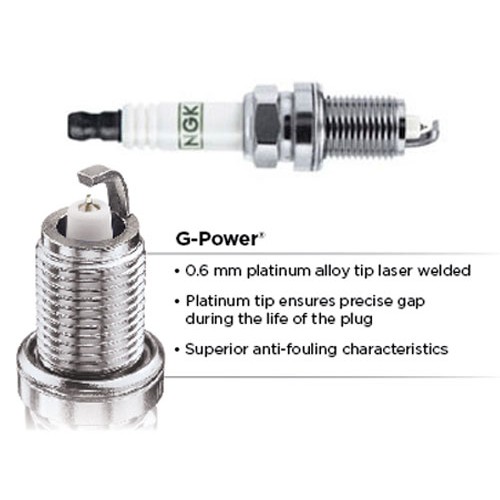 NBugi NGK BẠCH KIM PLATINUM BKR5EGP CHÂN NGẮN GIÁC 16 XE Ô TÔ THÔNG DỤNG TOYOTA/ HYUNDAI/ KIA / MAZDA