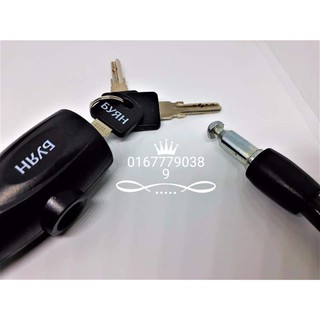 Khóa dây cáp xe đạp, xe máy  cao cấp