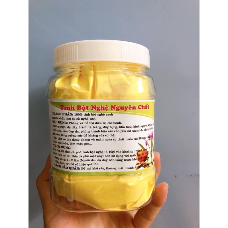 TINH BỘT NGHỆ  NGUYÊN CHẤT 100%