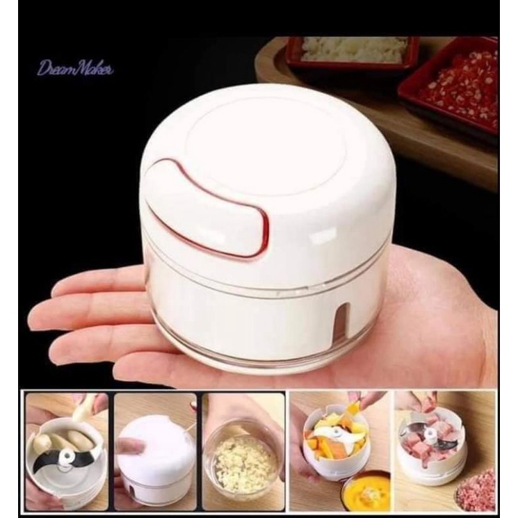 Xay tỏi bằng dây kéo