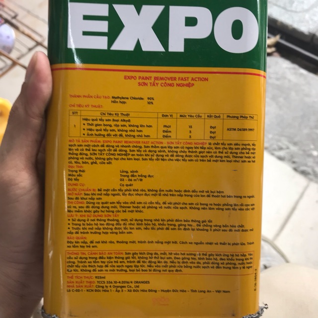 Tẩy sơn cực mạnh Expo lon 925ml