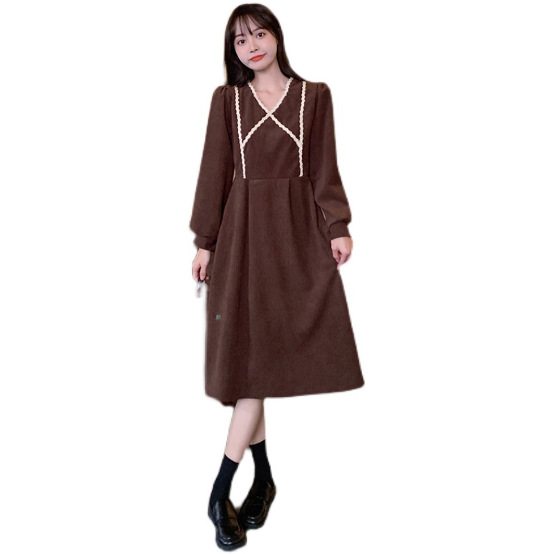Đầm nhung Perty thời trang vintage thanh lịch dành cho nữ