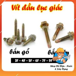[100 gram] Vít bắn tôn, bắn gỗ đầu lục giác
