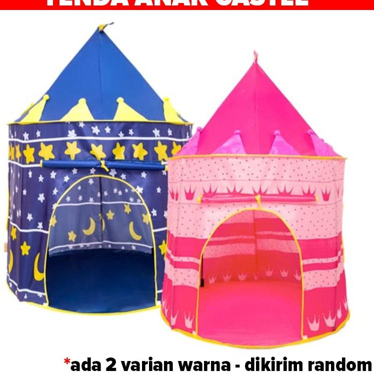 TENDA Lều Đồ Chơi 09w Hình Lâu Đài Xinh Xắn Cho Bé