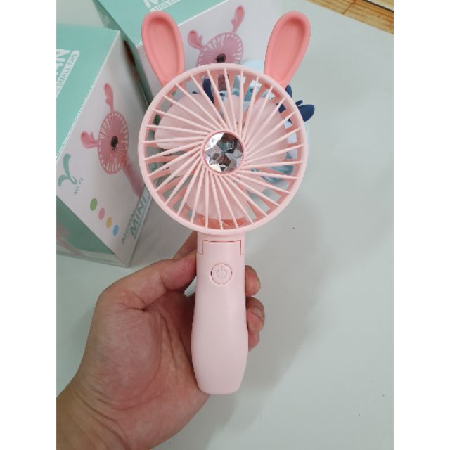 Quạt mini cầm tay animal cute