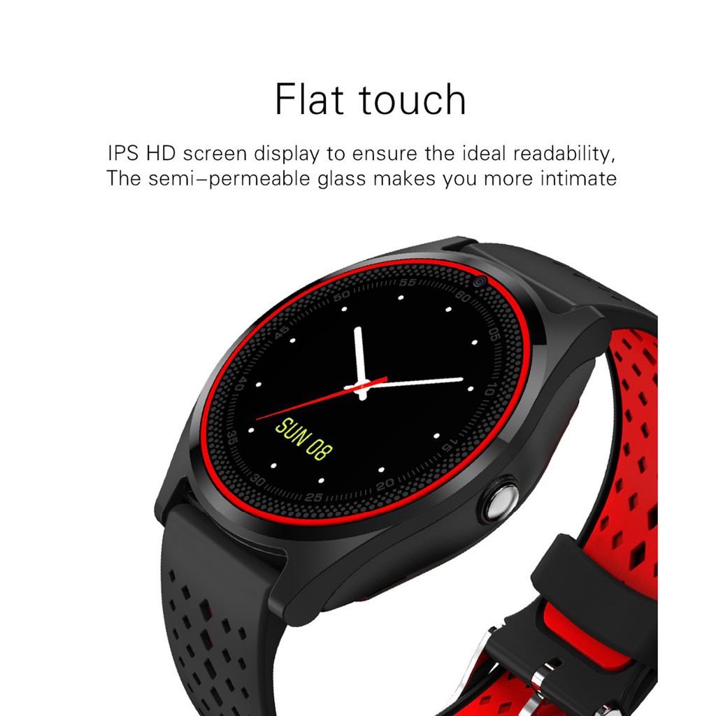 Smart Watch V9 Bluetooth Clock Support SIM Card Pedometer Smartwatch