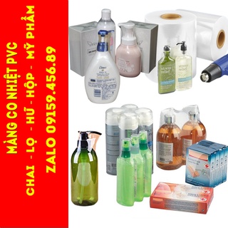 Màng Co Nhiệt PVC Mỹ Phẩm Bọc Bảo Vệ,Niêm Phong Chai ,Lọ, Hũ, Hộp Mỹ Phẩm