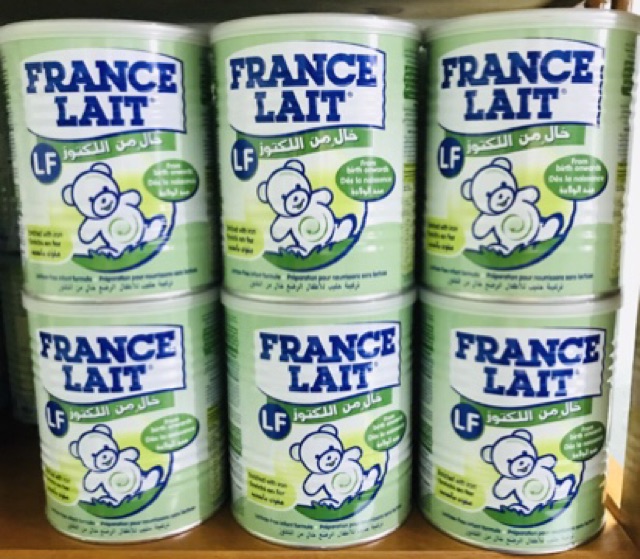Sữa France Lait LF 400g- Dành cho trẻ tiêu chảy, không dung nạp lactose, rối loạn tiêu hóa- nhập khẩu nguyên lon từ Pháp