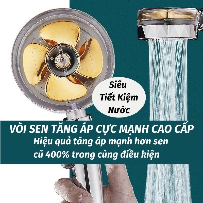 Vòi Sen Nóng Lạnh Vòi Hoa Sen Tăng Áp Chế Độ Nước Mạnh Sun.z