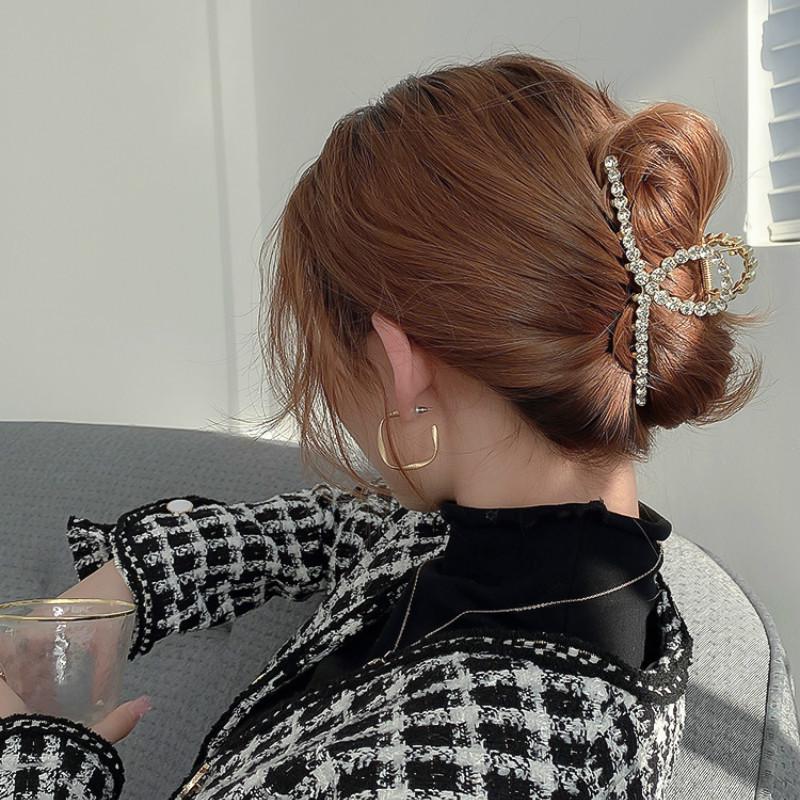 Kẹp tóc trang trí ngọc trai giả phong cách Hàn Quốc dịu dàng nữ tính jepit rambut korea jepitan rambut korea jepit rambut besar