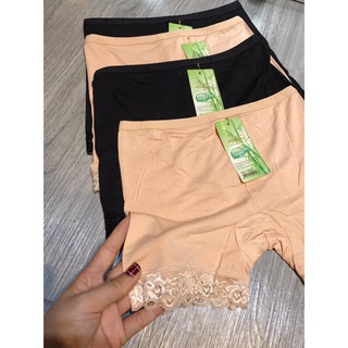 Quần mặc trong váy cotton pha ren