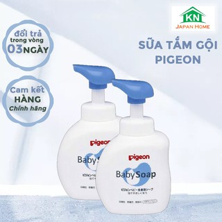🇯🇵SỮA TẮM GỘI CHO BÉ PIGEON 2 IN 1 NỘI ĐỊA NHẬT BẢN