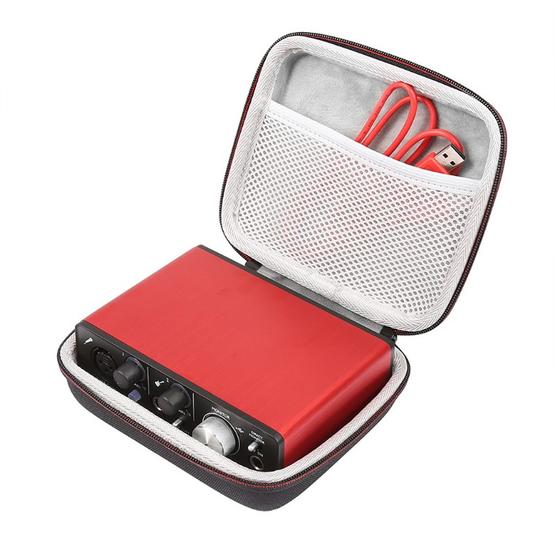 Túi Eva Cứng Đựng Tai Nghe Cổng Usb Cho Focusrite Scarlett Solo 2i2