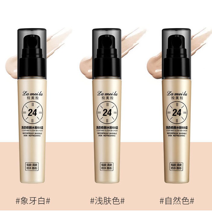 Kem Nền BB Cream 24h Lameila 30ml lâu trôi mềm mịn che phủ tốt dưỡng da nội địa sỉ rẻ makeup foudation | BigBuy360 - bigbuy360.vn