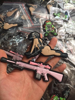 Patch Dán SR25 PVC Pink