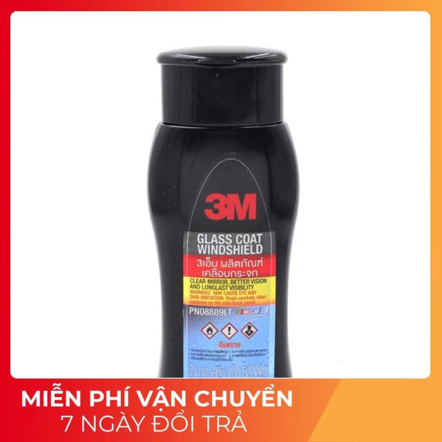 Dung dịch chống bám nước trên kính xe 3M 08889 LT Glass Coat windshield 200ml