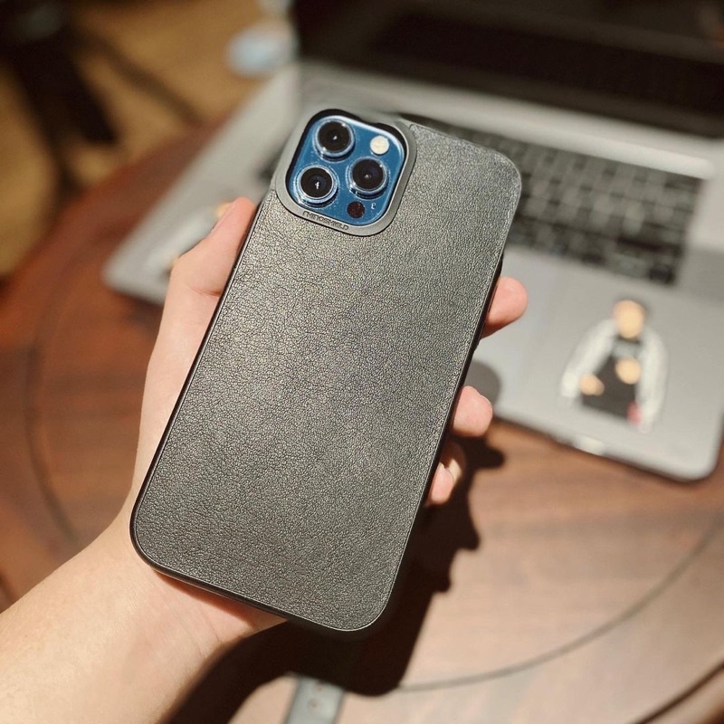 Ốp lưng Solidsuit chống sốc Rhinoshield bao da làm từ da thật cho iPhone