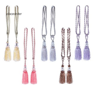 1 Cặp Dây Cột Màn Cửa Có Tua Rua