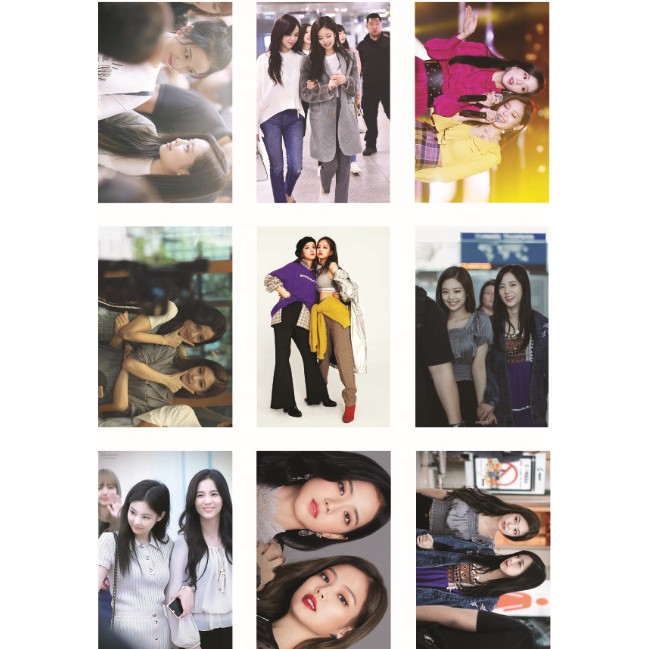 Lomo card 63 ảnh BLACKPINK Couple JenSoo (Jennie + Jisoo)