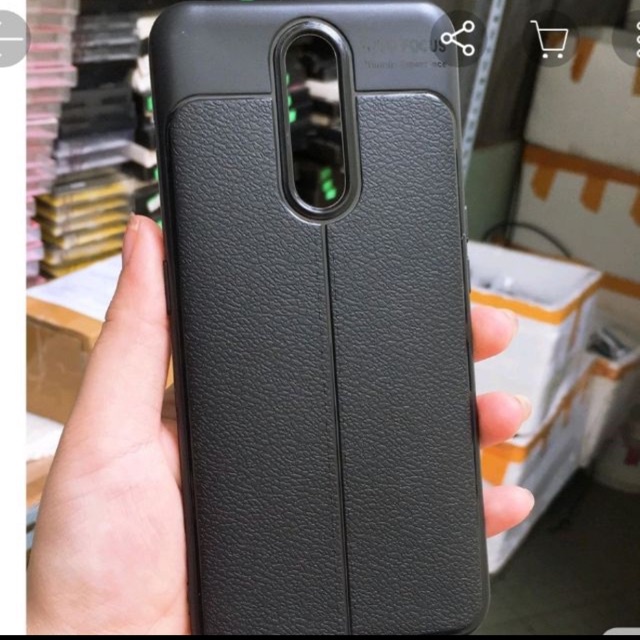 Ốp lưng Oppo Vân Da đen F11/F11 pro/A3s/A33/F3/A39/A59/F1s/A31 2020/A5s/A7/A12/F9/A52/A92/A72