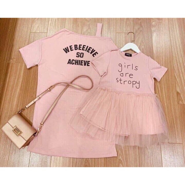 Set váy mẹ con ngọt ngào